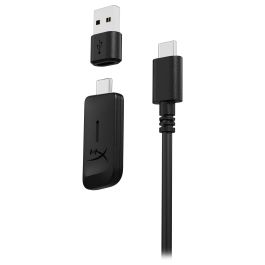 HyperX Cloud III S Wireless - Auriculares Gaming Inalámbricos con Micrófono Extraíble, Bluetooth 5.3, RF 2.4 GHz, 120h Batería, Almohadillas, Negro