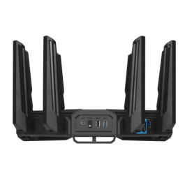 ASUS ROG Rapture GT-BE98 Router Wi-Fi 7 Quad-band (2.4/5/6 GHz) 10 Gigabit Ethernet Negro - 90IG08F0-MO9A0V ASUS ROG Rapture GT-BE98 Router Wi-Fi 7 Quad-band (2.4/5/6 GHz) 10 Gigabit Ethernet Negro - 90IG08F0-MO9A0V