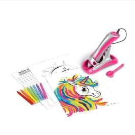 Súper ceraboli crayola unicornio neón ¡derrite la cera y crea tus dibujos en relieve! 29x7,5x30 cm