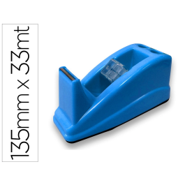 Q-connect Portarrollo Sobremesa Plástico para Cinta de 33m, Azul, 135x58x60 mm Precio: 2.78999985. SKU: B1EWJQBAT4