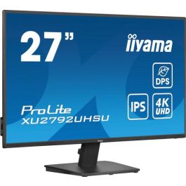 Iiyama Monitor ProLite XU2792UHSU-B6 27" IPS 4K UHD LED Negro 3840 x 2160 Pixeles 4 ms USB 3.2 Gen 1 15W Power Delivery