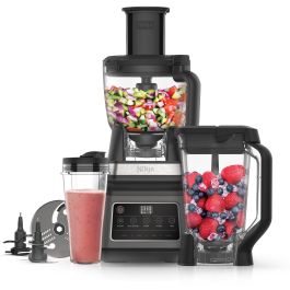Ninja BN800EU Robot Multifunción de Cocina 3 en 1 Multiusos y Batidora Personal Auto-IQ