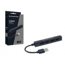Conceptronic Hub USB 2.0 4 Puertos 480 Mbit/s Negro