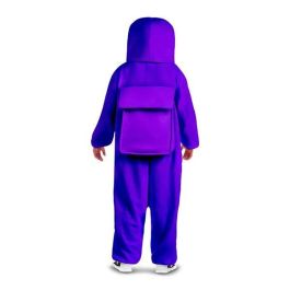 Disfraz among us impostor purple XL (escafandra y traje con cremallera y bolsillos) Disfraz among us impostor purple XL (escafandra y traje con cremallera y bolsillos)