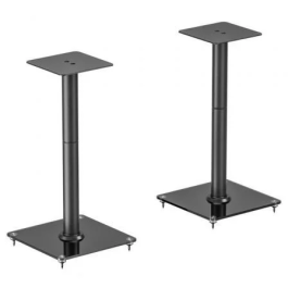 Aisens SPK10U-431 Soporte de Suelo para Altavoces Universal Negro hasta 25kg