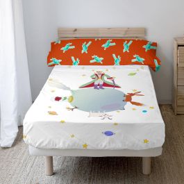 Juego de Sábanas HappyFriday LE PETIT PRINCE Multicolor Cama de 105 2 Piezas