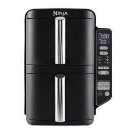 Ninja Freidora de Aire Vertical 6 en 1 Max 7.6L, 2 Cajones, Air Fry, Asar, Hornear, Deshidratar, Recalentar