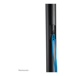 Neomounts FL50-550BL1 Carrito Móvil para Pantallas de 37"-70", Estante para Cámara, Carga Máx. 50 kg, Altura Manual 128,5-145 cm, VESA 100x100-600x400 (Negro)