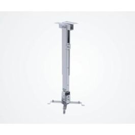 Sunne Soporte de Techo para Proyector Beamer PRO02, Plata, 43-65cm, 15°, Gestión de Cables, hasta 20KG
