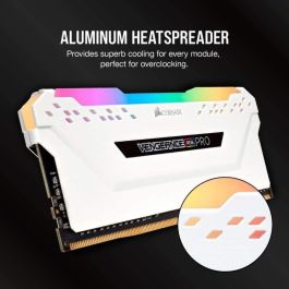 Corsair CMW16GX4M2C3200C16W Módulo de Memoria RAM para PC DDR4 Vengeance RGB Pro Series 16 GB 3200 MHz CL16 Corsair CMW16GX4M2C3200C16W Módulo de Memoria RAM para PC DDR4 Vengeance RGB Pro Series 16 GB 3200 MHz CL16