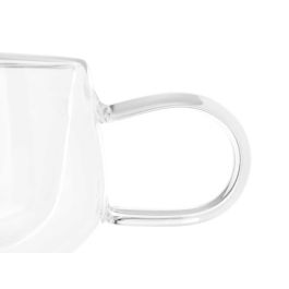 Vivalto Taza de Té Doble de Borosilicato 280 ml 14x6x10 cm (24 Unidades) Vivalto Taza de Té Doble de Borosilicato 280 ml 14x6x10 cm (24 Unidades)