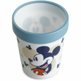 Thermobaby Caja de Comida Mickey Mouse Set 3 Piezas: Taza, Cuenco y Plato Infantil Antideslizante