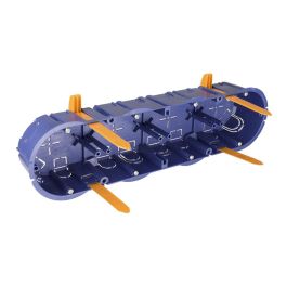 Solera Caja de mecanismos para empotrar 281x68x46mm, 4 mecanismos, 5925gw