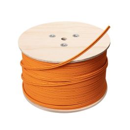 Lanview Cable S-FTP Cat7 500m LSZH Doble Apantallamiento 2x(4x2xAWG23) para Alta Velocidad y Ruido Naranja