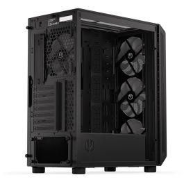 ENDORFY Arx 500 ARGB TG Black PC Gaming ATX micro ATX ITX - Caja de Ordenador con Vidrio Templado y Ventiladores ARGB