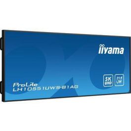 Monitor Profesional Iiyama 105" (LH10551UWS-B1AG) / Tiempo Operacion 24/7 / Uso Horizontal y Vertical / Ips / 5120X2160 5K Uw / 8Ms / 500Cd / 21:9 / Rs-232C / Rj45 / Hdmi X 1 / Dp X 1 / Usb-C X 2/ Usb X6 / Slot Ops / Vesa 1500X600 Monitor Profesional Iiyama 105" (LH10551UWS-B1AG) / Tiempo Operacion 24/7 / Uso Horizontal y Vertical / Ips / 5120X2160 5K Uw / 8Ms / 500Cd / 21:9 / Rs-232C / Rj45 / Hdmi X 1 / Dp X 1 / Usb-C X 2/ Usb X6 / Slot Ops / Vesa 1500X600