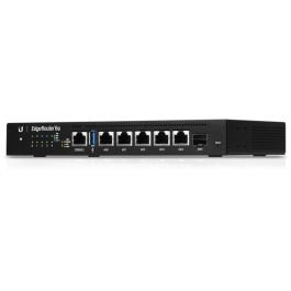 Ubiquiti ER-6P EdgeRouter 6P Router Gigabit Ethernet con 6 Puertos (5 PoE), 1 SFP, 6 Gbit/s Capacidad de Conmutación