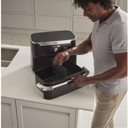 Ninja AF500EU Freidora de Aire Caliente Doble 10.4L para 8 personas