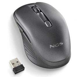 NGS EVOSPOOK Ratón Inalámbrico Multidispositivo 3 Conexiones Bluetooth Recargable Silencioso 1600 DPI Negro