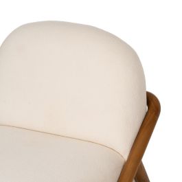 Sillón Natural Tejido-Madera Salón 75 X 85 X 79 cm