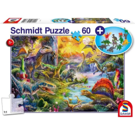 Schmidt Spiele Dinosaurios con Add On Figuras de Dinosaurios 60 Piezas 4001504563721 Precio: 24.78999963. SKU: B1FC9X54MM