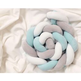 KioKids Trenza Protectora Acolchada para Cuna y Cama, Chichonera Bebé Antigolpes, Azul y Gris, 1,50 metros Precio: 27.50000033. SKU: B1JR3HKYP7