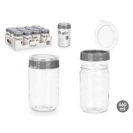 Bote Tapa 660Ml Gris Vivalto 9X15CM (12 Unidades) Precio: 21.78999944. SKU: B1GW57TRA9