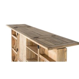 Giner y Colomer Mueble Bar con 2 Puertas, Madera de Mango, Color Natural, 11x42 cm