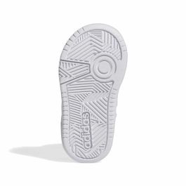 Zapatillas de Deporte para Bebés Adidas Hoops Mid 3.0 Blanco