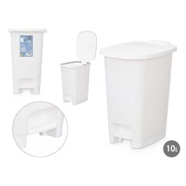 Papelera 10L Pedal Blanca Arte Regal 21X33CM (8 Unidades) Precio: 43.99000012. SKU: B1GACW5W2J