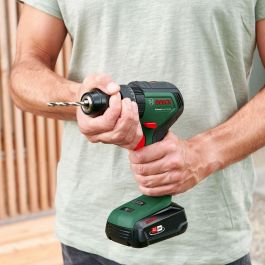 Bosch AUC4053423230888 Taladro atornillador UniversalImpact 18V60, incluye 1 batería 2.0Ah y cargador AL 18V-20