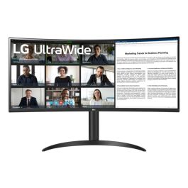LG 34WR55QK-B Monitor Profesional 34" Ultrapanorámico Curvo 1800R WQHD 21:9 100Hz VA USB-C HDR10 Altura Negro