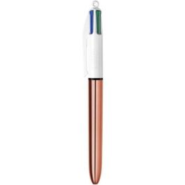 Bolígrafo 4 Colores Pink Gold BIC 504894