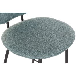 DKD Home Decor Taburete Loft Verde Negro 46 x 101 x 50 cm (2 Unidades)