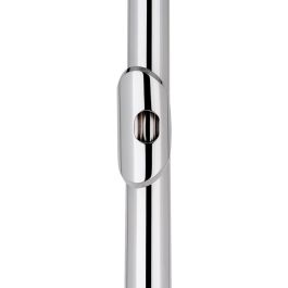 PEARLFLUTE B505Re-Hc Flauta Travesera Quantz Brezza, plateada, desalineada, platos abiertos, mecanismo de Mi, Pata de Do
