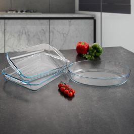 Fuente Rectangular Asas Horno Boro Cook&Enjoy Pyrex 35x23x6 cm