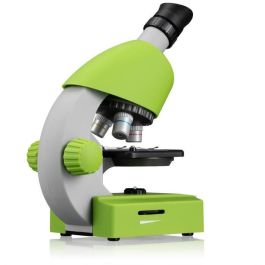 Microscopio 40x-640x - BRESSER JUNIOR - iluminación LED - kit de experimentación - verde Microscopio 40x-640x - BRESSER JUNIOR - iluminación LED - kit de experimentación - verde