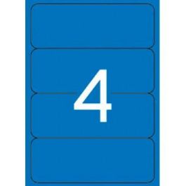 Apli Etiquetas Adhesivas Especial Archivo 190x61 mm Inkjet-Láser C-Romos 4 X 20H Azul Precio: 9.5000004. SKU: S8400851