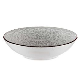Plato Relieve Hondo Gris 20Cm Vessia (24 Unidades) Plato Relieve Hondo Gris 20Cm Vessia (24 Unidades)