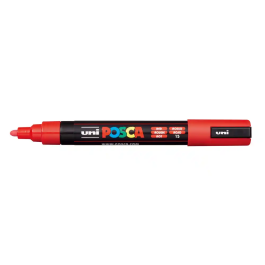Posca Marcador de Pintura PC-5M Punta Cónica 1,8-2,5 mm Rojo Precio: 18.79000046. SKU: B16WSPLVJS