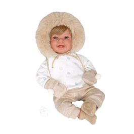 Muñeca elegance zoe con manoplas (muñeco de peso) cuerpo blando 45 cm