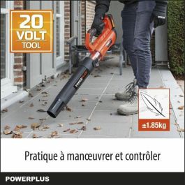 Dual Power POWDPG7521 Soplador de hojas 20V 145 km/h, POW5400338091964 - Sin batería ni cargador