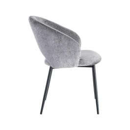 Silla Gris Tejido-Metal Contract 58 X 60 X 80,50 cm