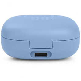 JBL Auriculares Bluetooth Vibe Flex con Estuche de Carga, Autonomía 8h, Carga Rápida, Azul