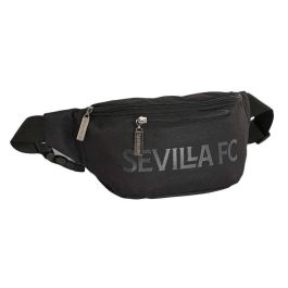 Riñonera Sevilla Fútbol Club Teen Negro Deportivo 23 x 12 x 9 cm