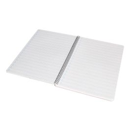 Cuaderno Espiral Liderpapel Folio Pautaguia Tapa Dura 80H 75 gr Cuadro Pautado 4 mmcon Margen Colores Surtidos 5 unidades