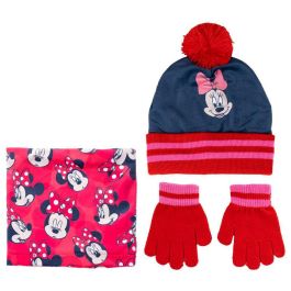 Conjunto gorro guantes braga cuello Minnie Disney Precio: 14.39416. SKU: B179956PCD