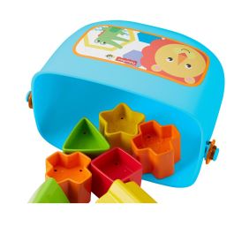 Fisher-Price Ffc84 Bloques Infantiles para Bebés, Cubo de Actividades para Apilar y Encajar Formas y Colores, +6 meses