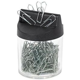 WEDO Klammernspender tr rund si, Dispensador de Clips Redondo con 125 Clips Precio: 13.50000025. SKU: B1BJ594GAR