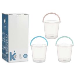 Cubo de Agua Transparente 13L con Asa - Arte Regal 31x29x32 cm, Colores Surtidos (24 Unidades) Cubo de Agua Transparente 13L con Asa - Arte Regal 31x29x32 cm, Colores Surtidos (24 Unidades)